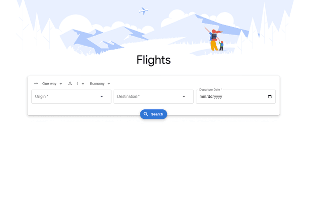 Google Flights Clone