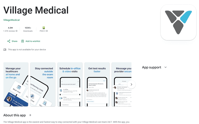 Village Medical Mobile App